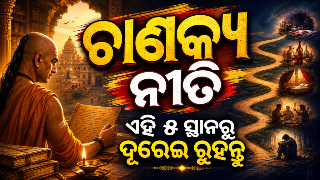 ଚାଣକ୍ୟ ନୀତିରେ ଦୂରେଇ ରହିବାକୁ କୁହାଯାଇଥିବା ପାଞ୍ଚ ପରିବେଶ