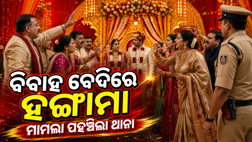 ବିବାହ ବେଦିରେ ହଙ୍ଗାମା